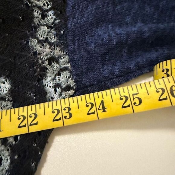 Alberto Makali Solo Tintoreria Blue Pique Knit Cowl Neck top Size M - Picture 9 of 11